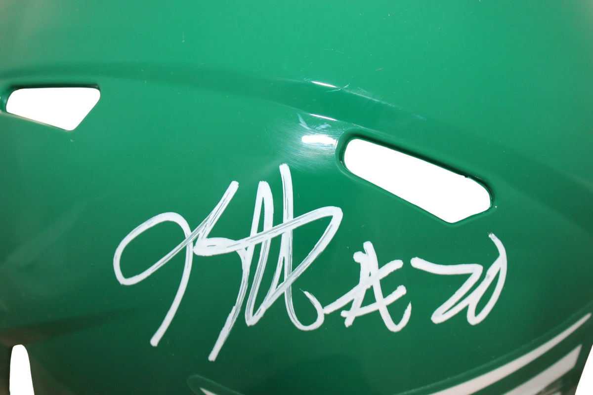 Breece Hall Signed New York Jets 1978-89 Throwback Proline Helmet