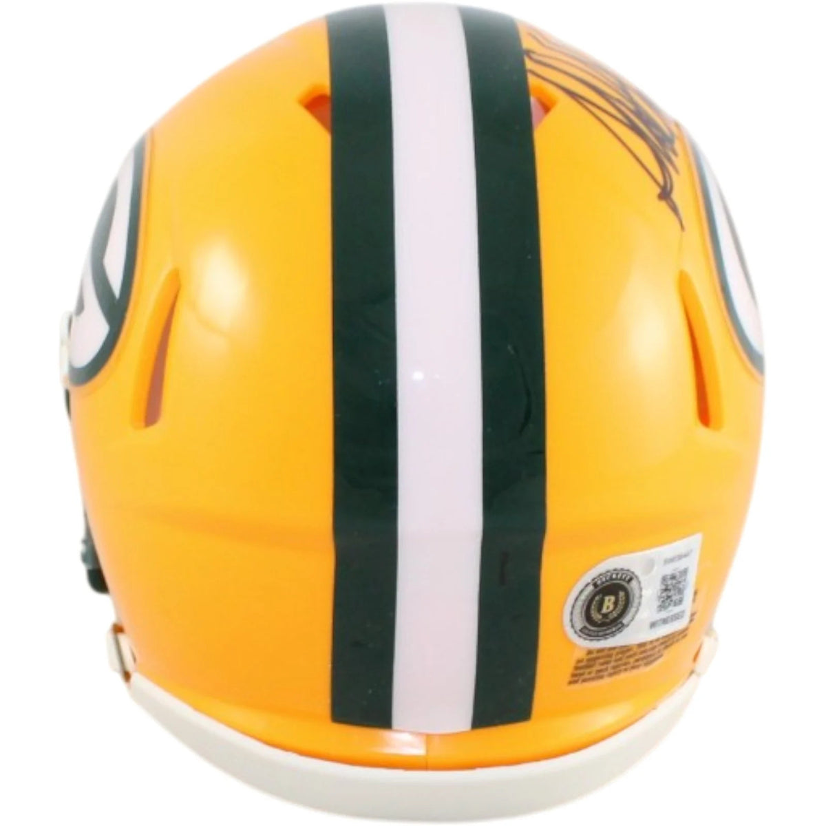 Sterling Sharpe Autographed Green Bay Packers Mini Helmet with HOF Inscription