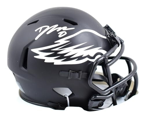 D'Andre Swift Signed Philadelphia Eagles Eclipse Speed Mini Helmet