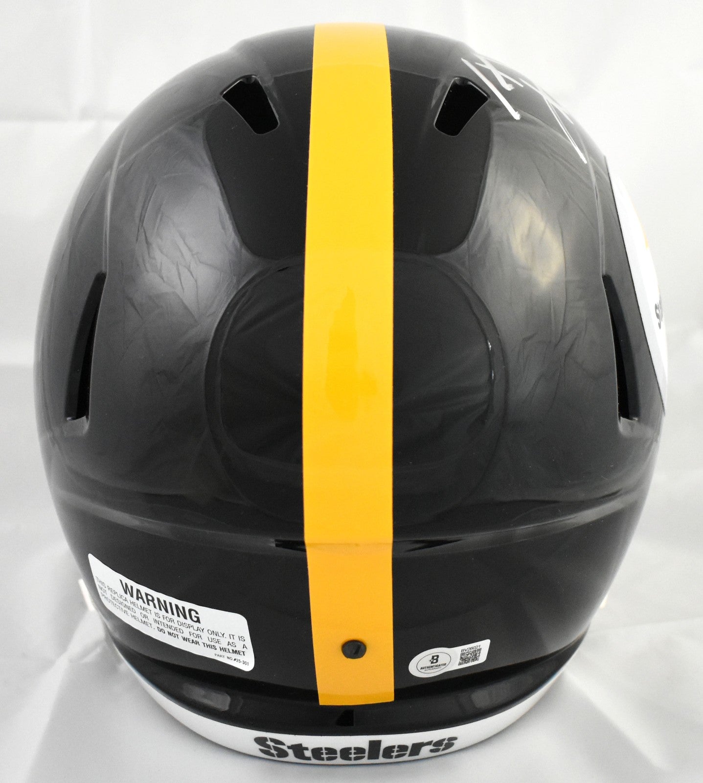 T.J. Watt Autographed Pittsburgh Steelers Full Size Speed Helmet