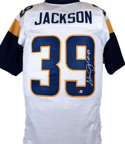 Steven Jackson Autographed White Custom Football Jersey