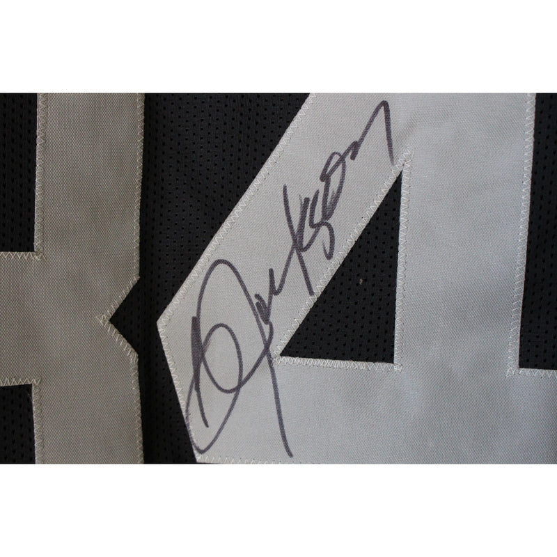 Bo Jackson Autographed Custom Black Football Jersey