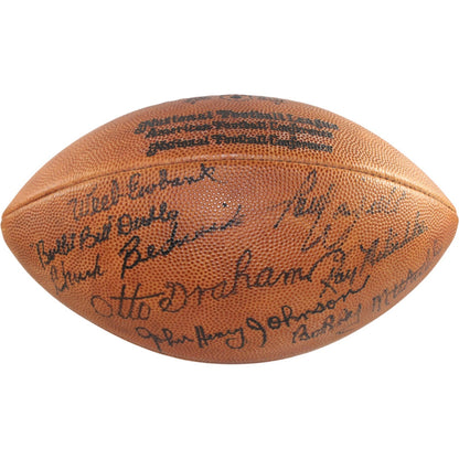 Dawson, Csonka & Van Buren Multi-Signed Wilson Rozelle NFL Football