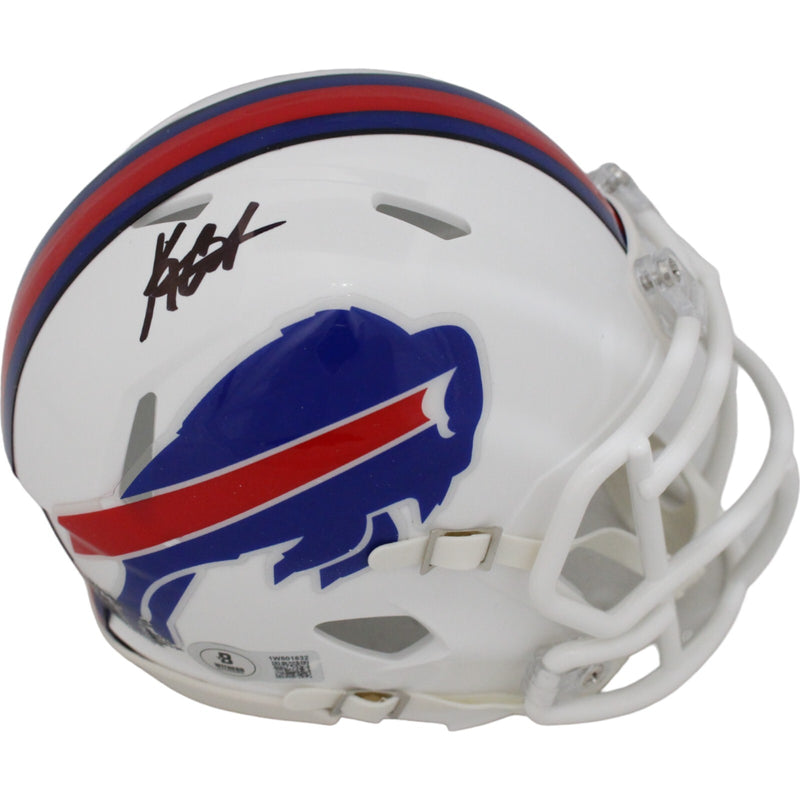 Keon Coleman Autographed Buffalo Bills Mini Helmet