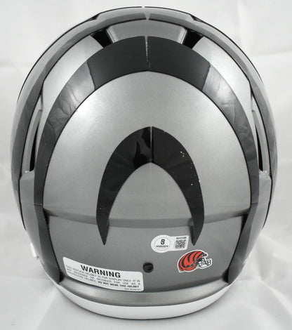Boomer Esiason Autographed Cincinnati Bengals Full Size Flash Helmet