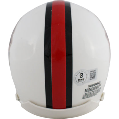 Steve Atwater Signed Denver Broncos Hall of Fame VSR4 Mini Helmet (HOF)