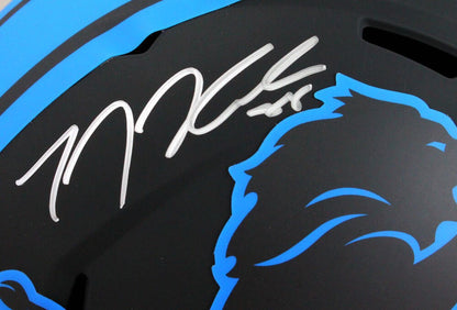 TJ Hockenson Signed Detroit Lions Full Size Eclipse Speed Helmet