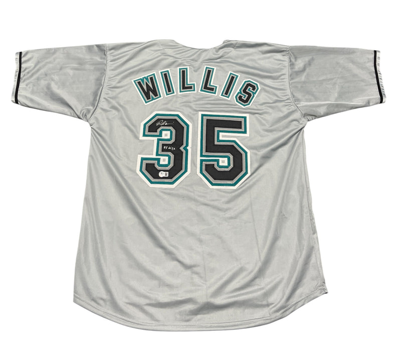 Dontrelle Willis Signed Florida Marlins Custom Jersey - 03 WSC BAS