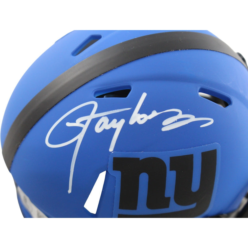 Lawrence Taylor New York Giants Rave Mini Helmet Autographed (BAS)
