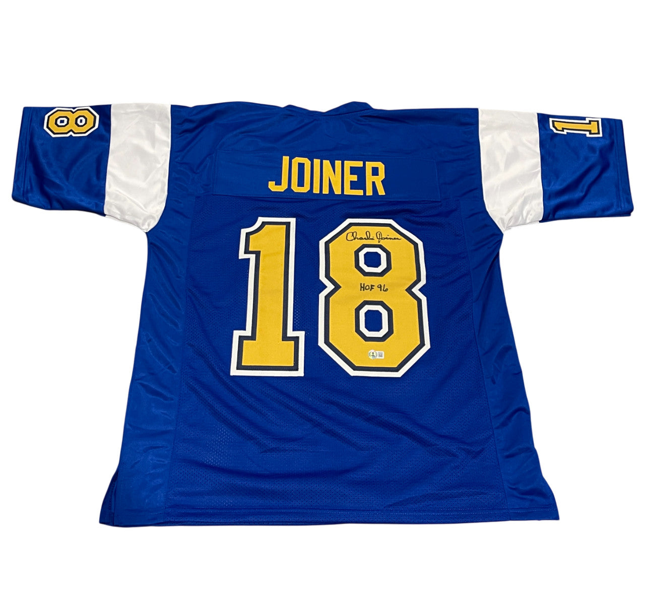 Charlie Joiner Signed Chargers Custom Football Jersey (HOF 96 Inscription)