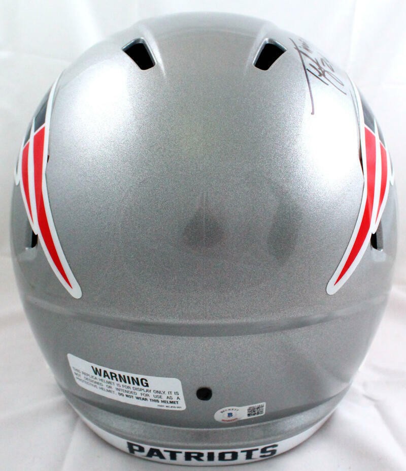 Ty Law Signed New England Patriots Full Size Speed Helmet