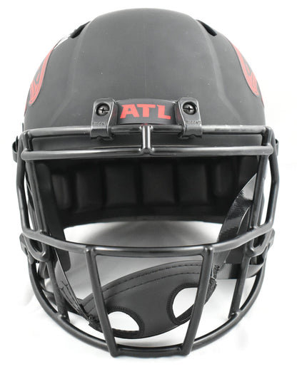 Julio Jones Signed Atlanta Falcons Full Size Eclipse Speed Helmet