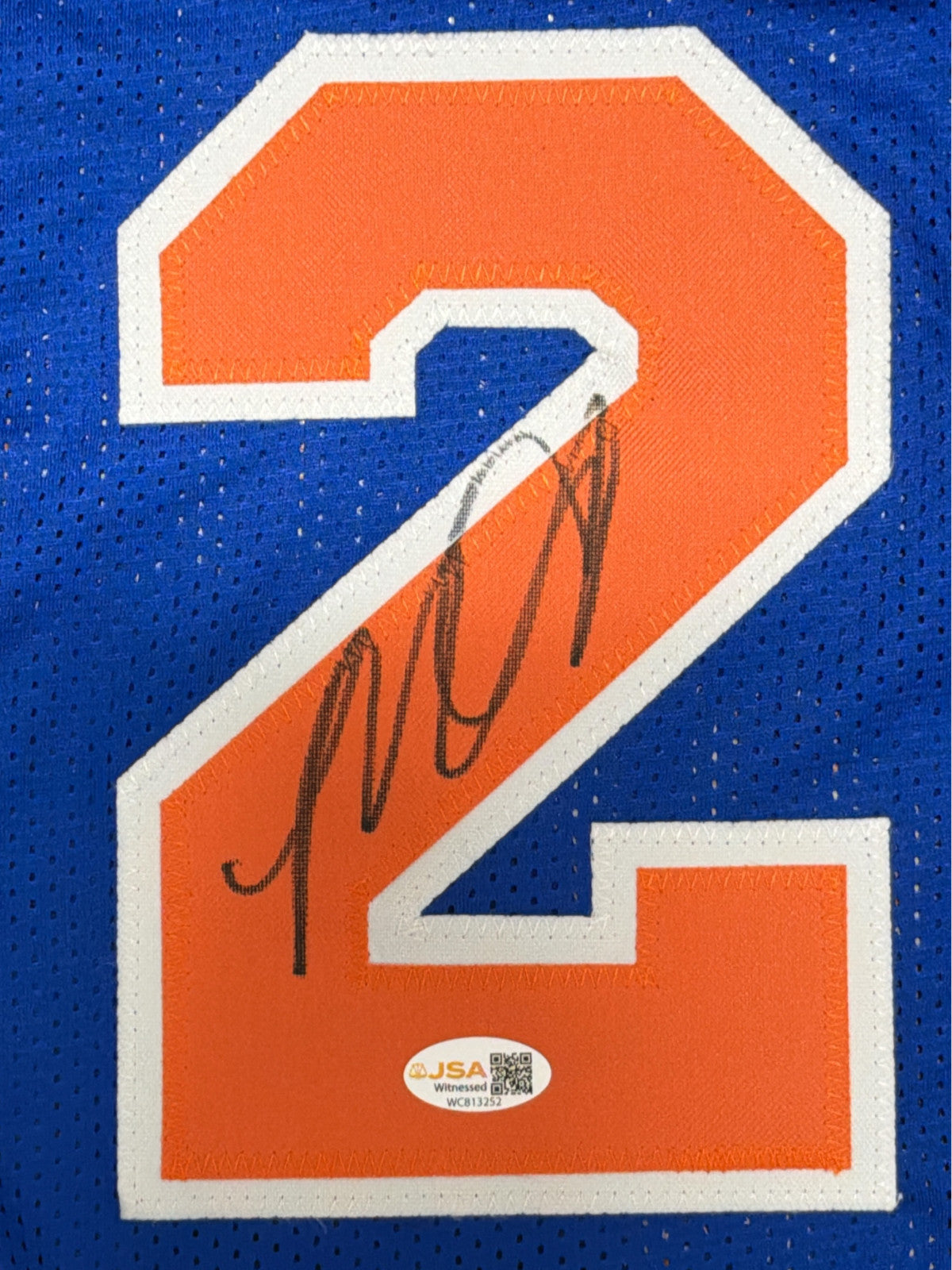Marcus Camby Autographed New York Knicks Custom Jersey