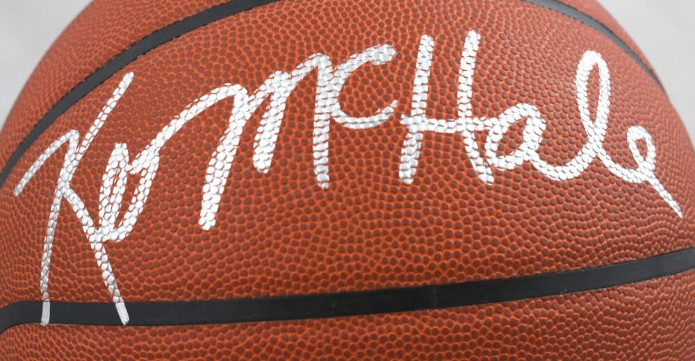 Kevin McHale Signed Wilson NBA Authentic Series Basketball