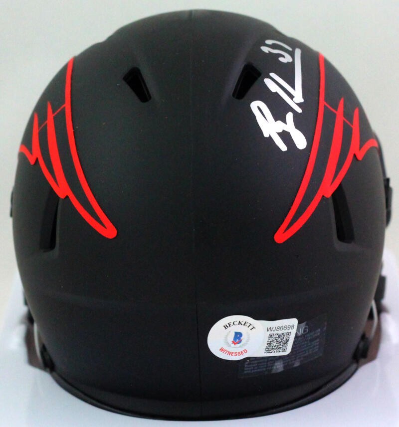 Rodney Harrison Signed New England Patriots Eclipse Mini Helmet