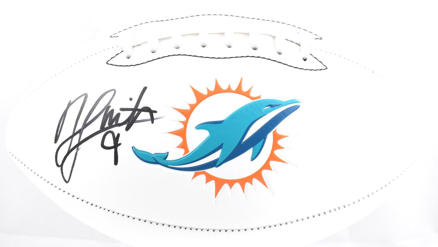 Jonnu Smith Signed Miami Dolphins Logo Football