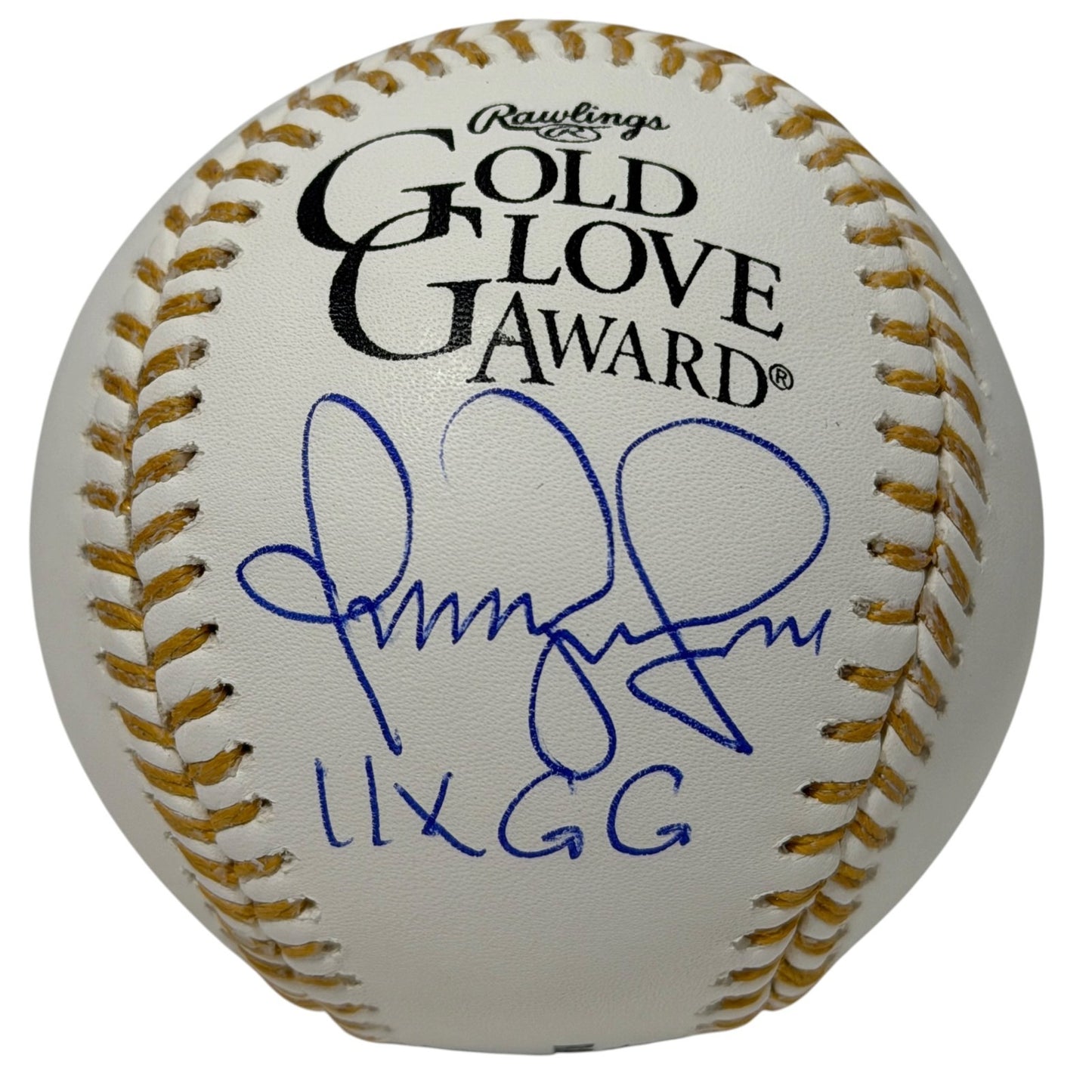Omar Vizquel Signed Gold Glove Baseball with 11x GG Inscription