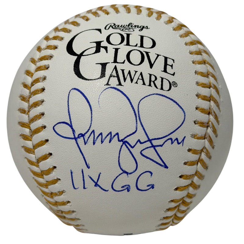 Omar Vizquel Signed Gold Glove Baseball with 11x GG Inscription