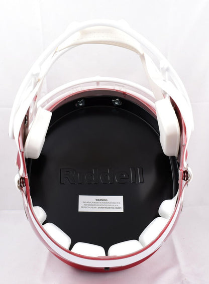 JJ Watt Signed Wisconsin Badgers Full Size Flash Speed Helmet