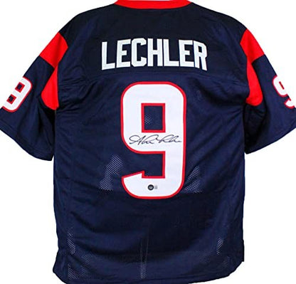 Shane Lechler Autographed Blue Custom Football Jersey
