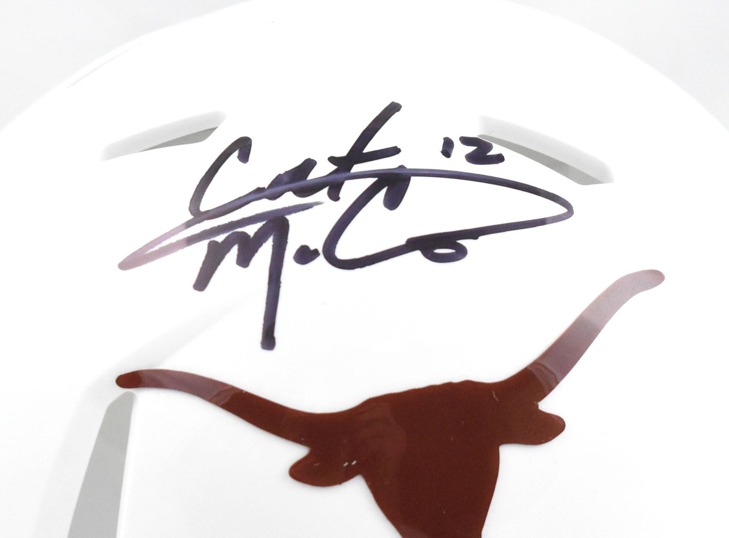 Colt McCoy Autographed Texas Longhorns Speed Mini Helmet