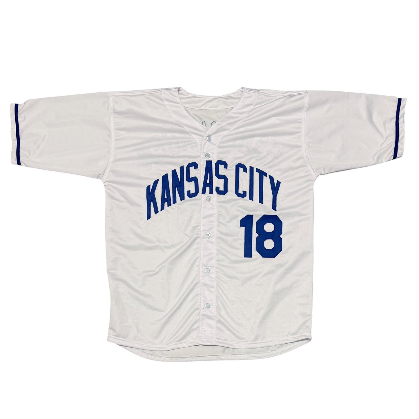Bret Saberhagen Signed Kansas City Royals Custom Jersey 85 WS MVP JSA COA