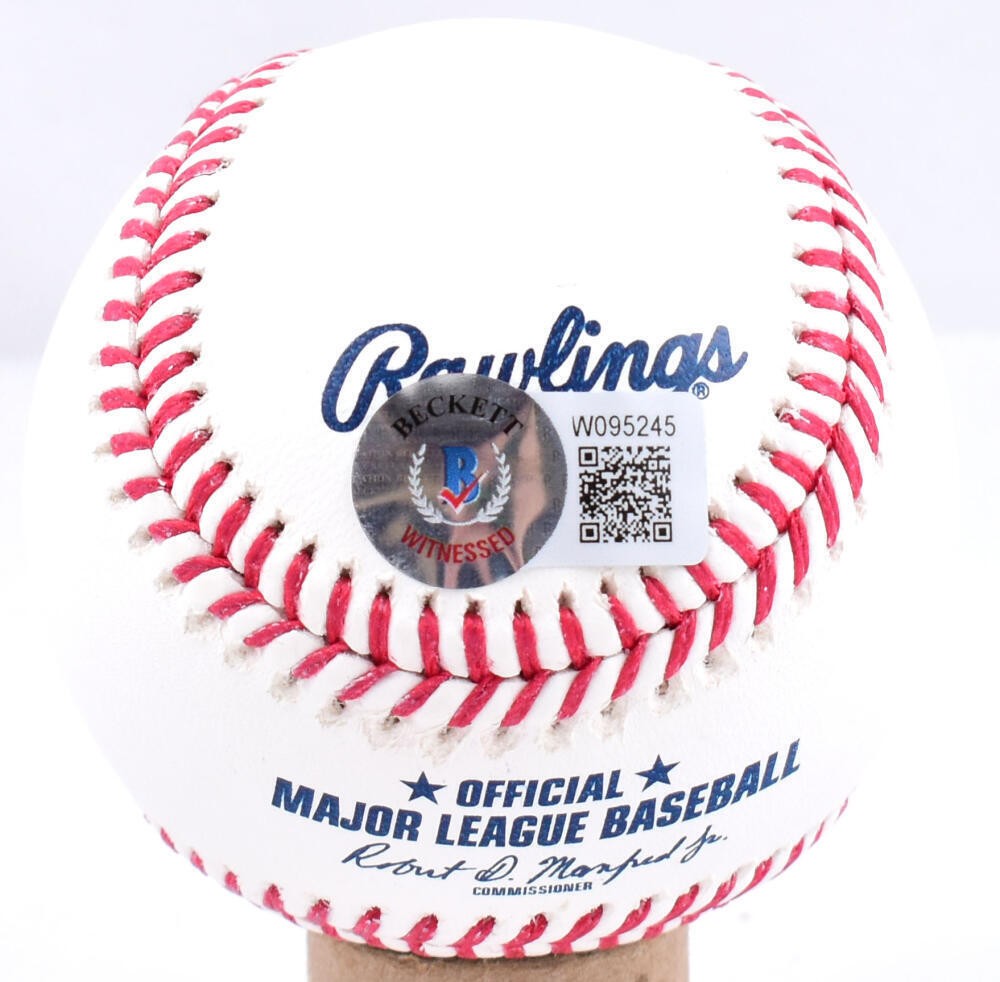 Larry Holmes Signed Rawlings Official Major League Baseball
