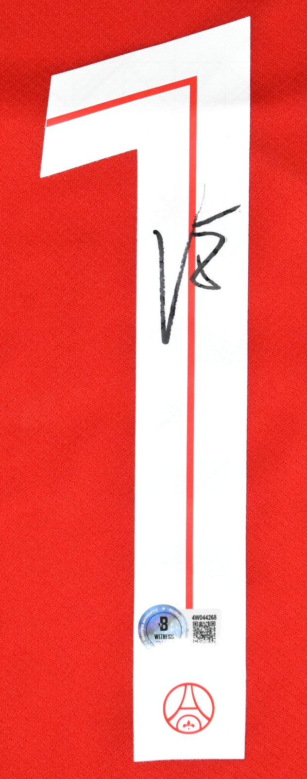 Vitinha Signed Paris Saint-Germain Red Third Jersey