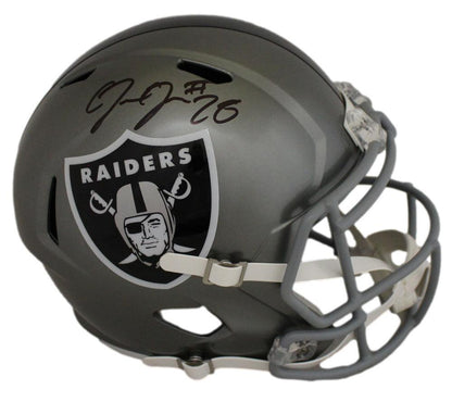 Josh Jacobs Las Vegas Raiders Autographed Full Size Flash Speed Helmet BAS