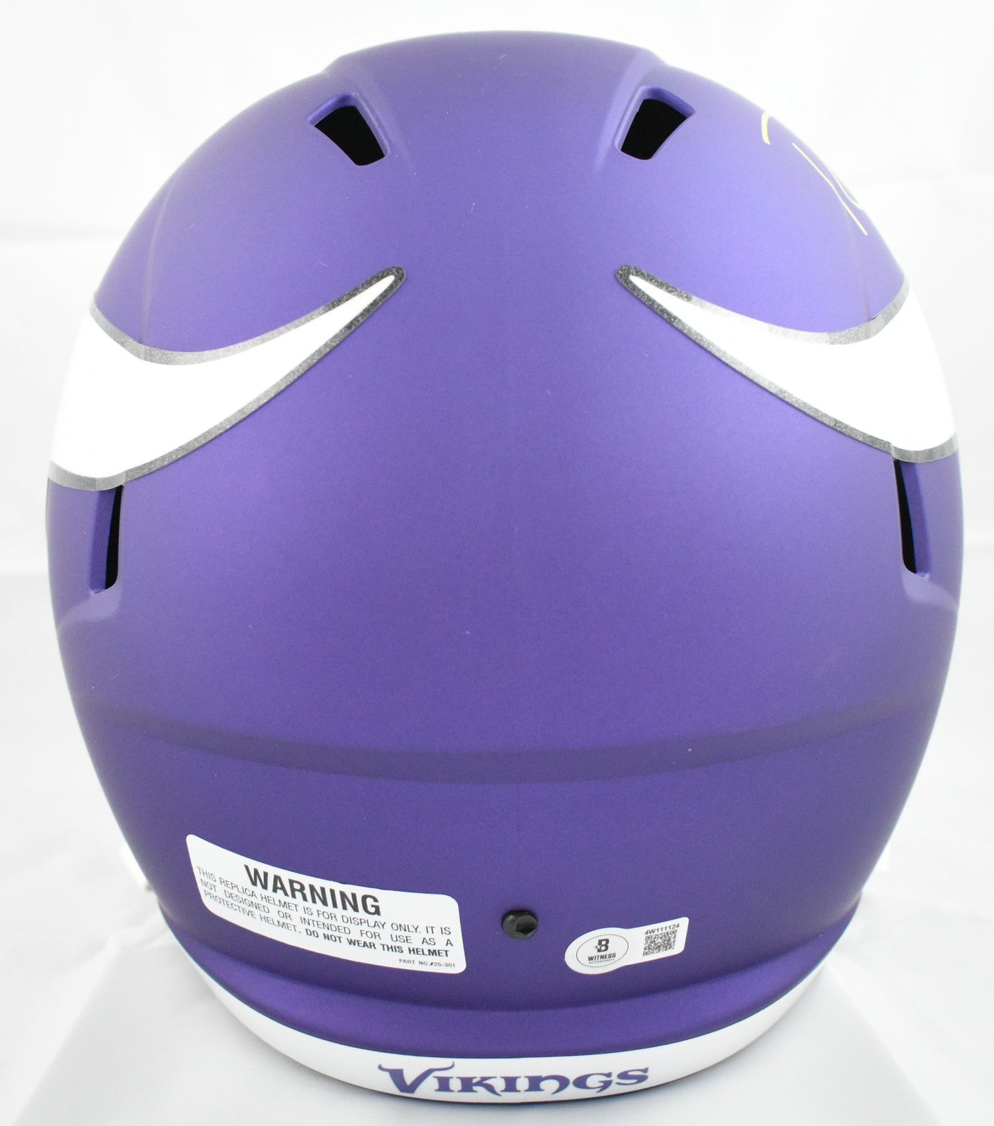 Randy Moss Signed Minnesota Vikings Full Size Speed Helmet - Yellow