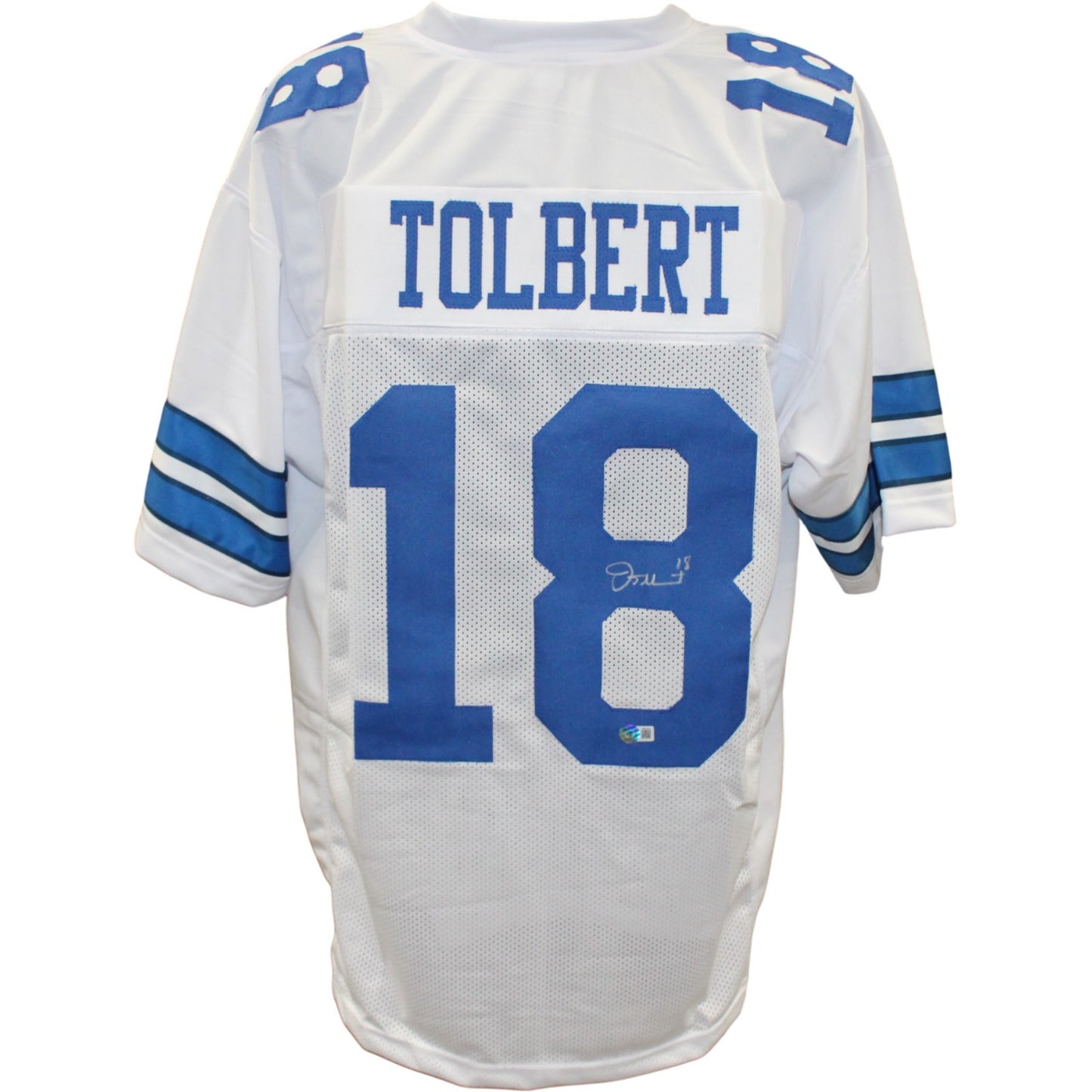 Jalen Tolbert Autographed Pro Style White Custom Jersey