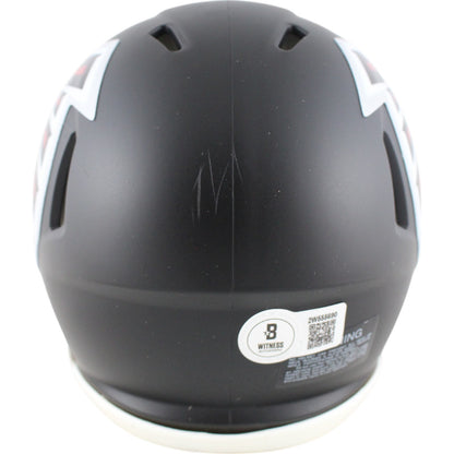 Michael Vick Atlanta Falcons Signed Speed Mini Helmet (Beckett Witness)