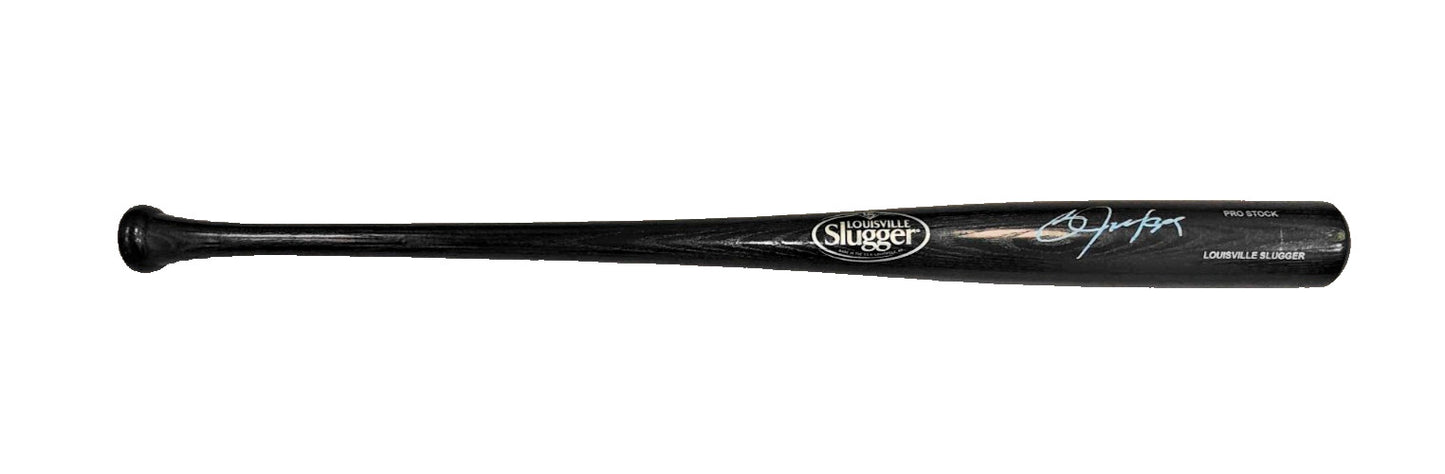Bo Jackson Signed Louisville Slugger Black Baseball Bat