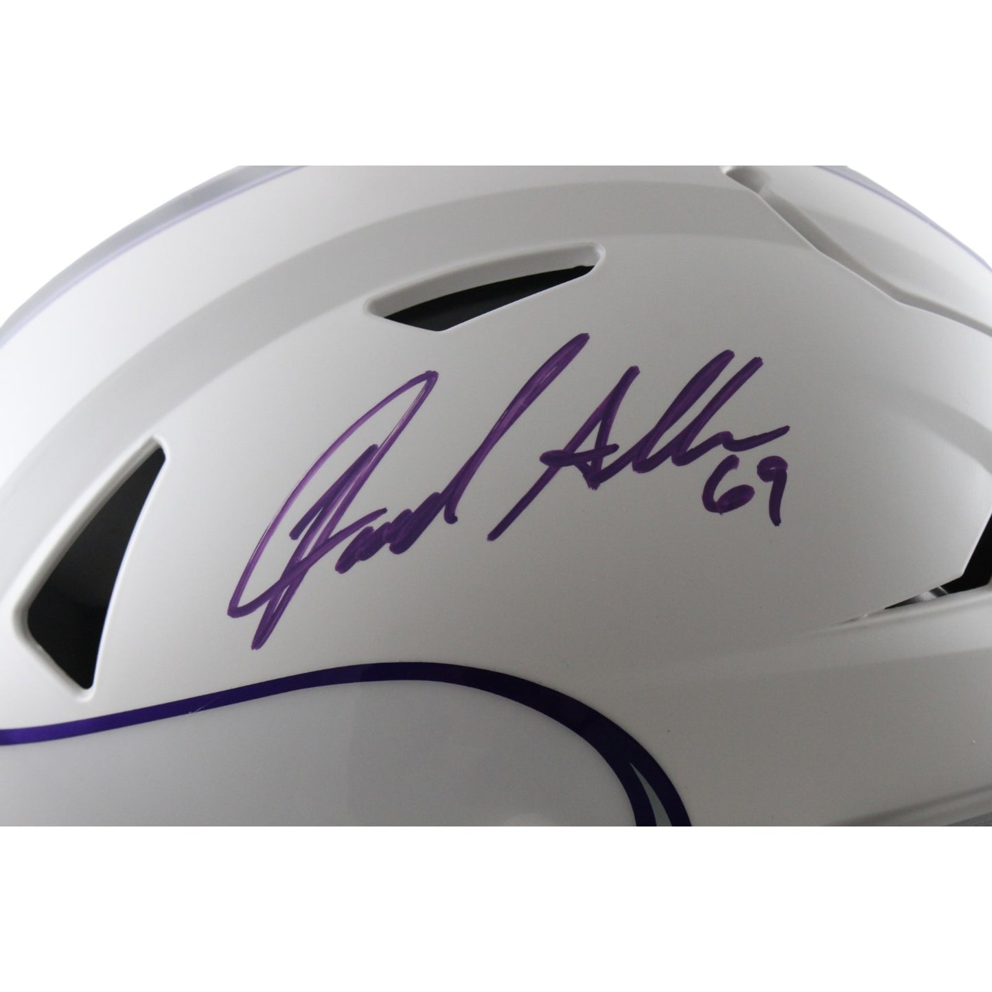 Jared Allen Minnesota Vikings Autographed Speedflex Alt Full Size Helmet