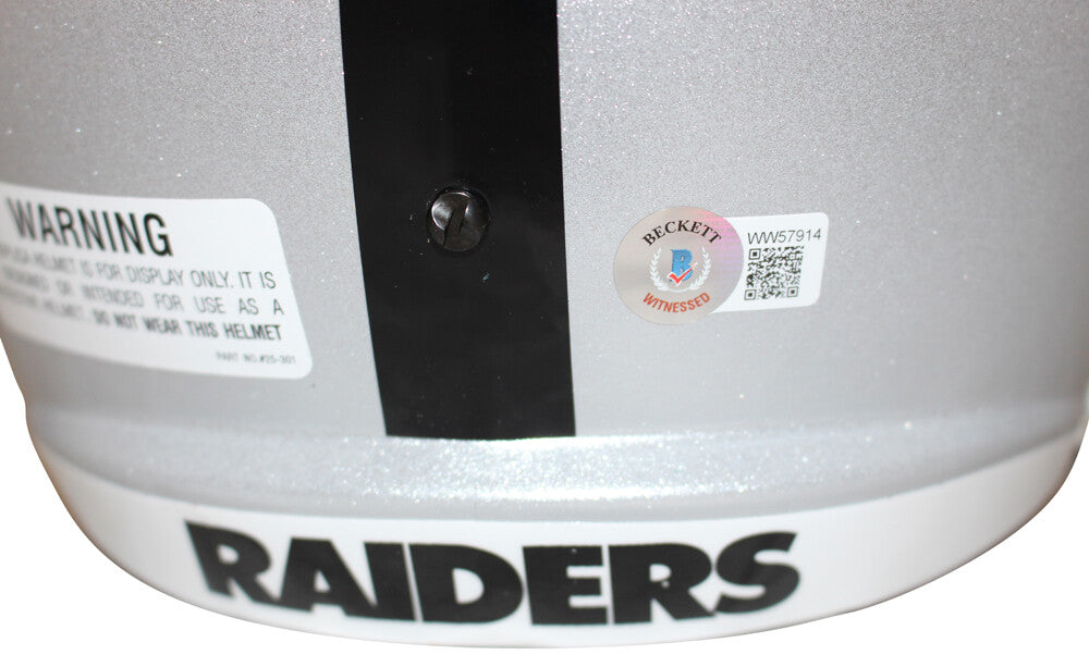 Davante Adams Autographed Las Vegas Raiders Full Size Speed Replica Helmet
