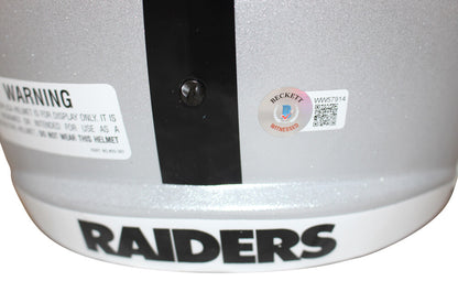 Davante Adams Autographed Las Vegas Raiders Full Size Speed Replica Helmet