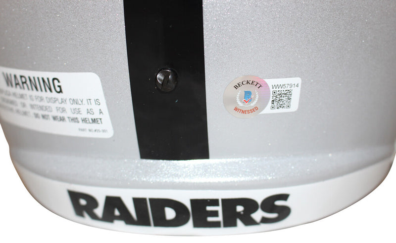 Davante Adams Autographed Las Vegas Raiders Full Size Speed Replica Helmet