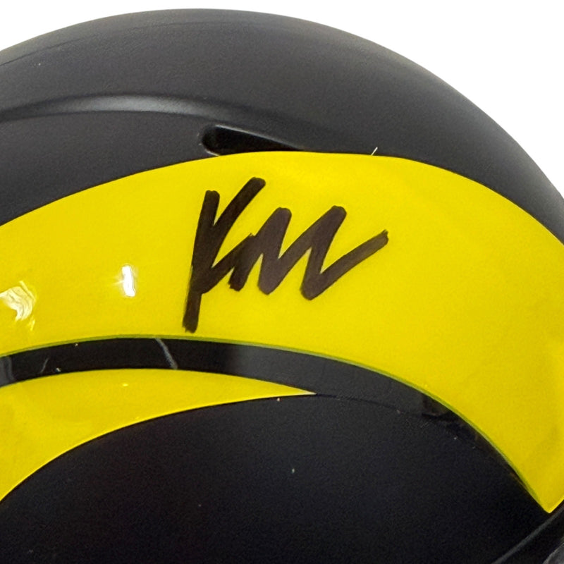 Kyren Williams Autographed Los Angeles Rams Rivalries Mini Helmet