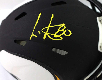 Cris Carter Signed Minnesota Vikings AMP Speed Mini Helmet