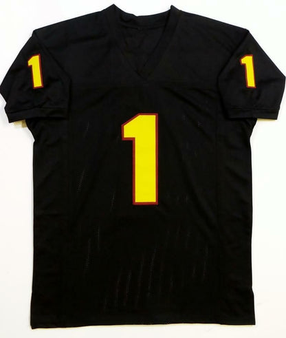 N'Keal Harry Signed Black College Style Jersey