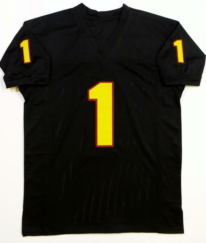 N'Keal Harry Signed Black College Style Jersey