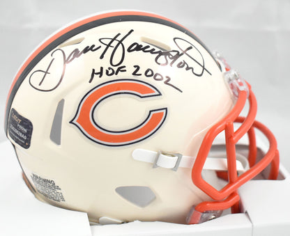 Dan Hampton Signed Chicago Bears Retro Speed Mini Helmet