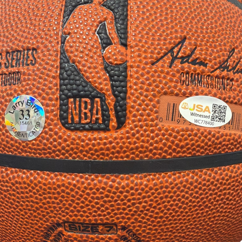 Larry Bird Signed Wilson NBA Basketball
