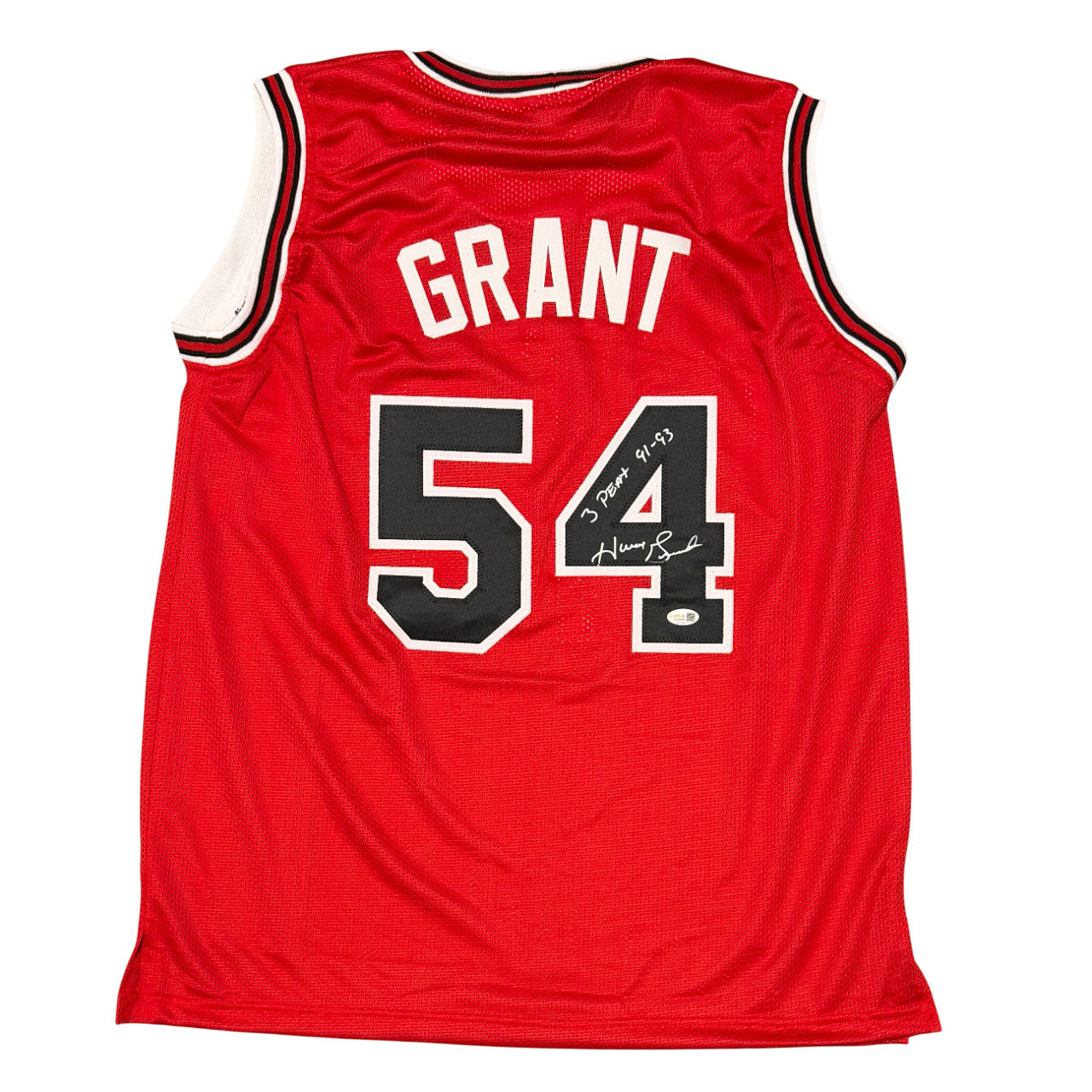 Horace Grant Signed Chicago Bulls Custom Jersey (3-Peat 91-93)