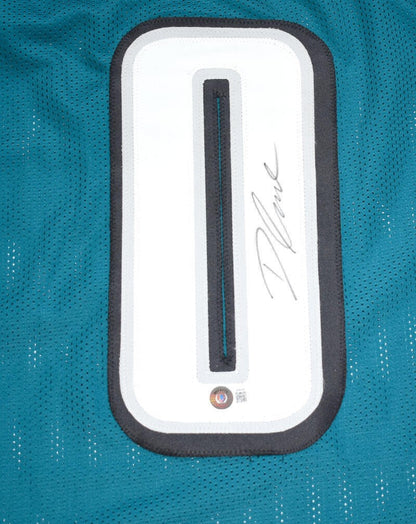 D'Andre Swift Autographed Philadelphia Eagles Style Green Jersey