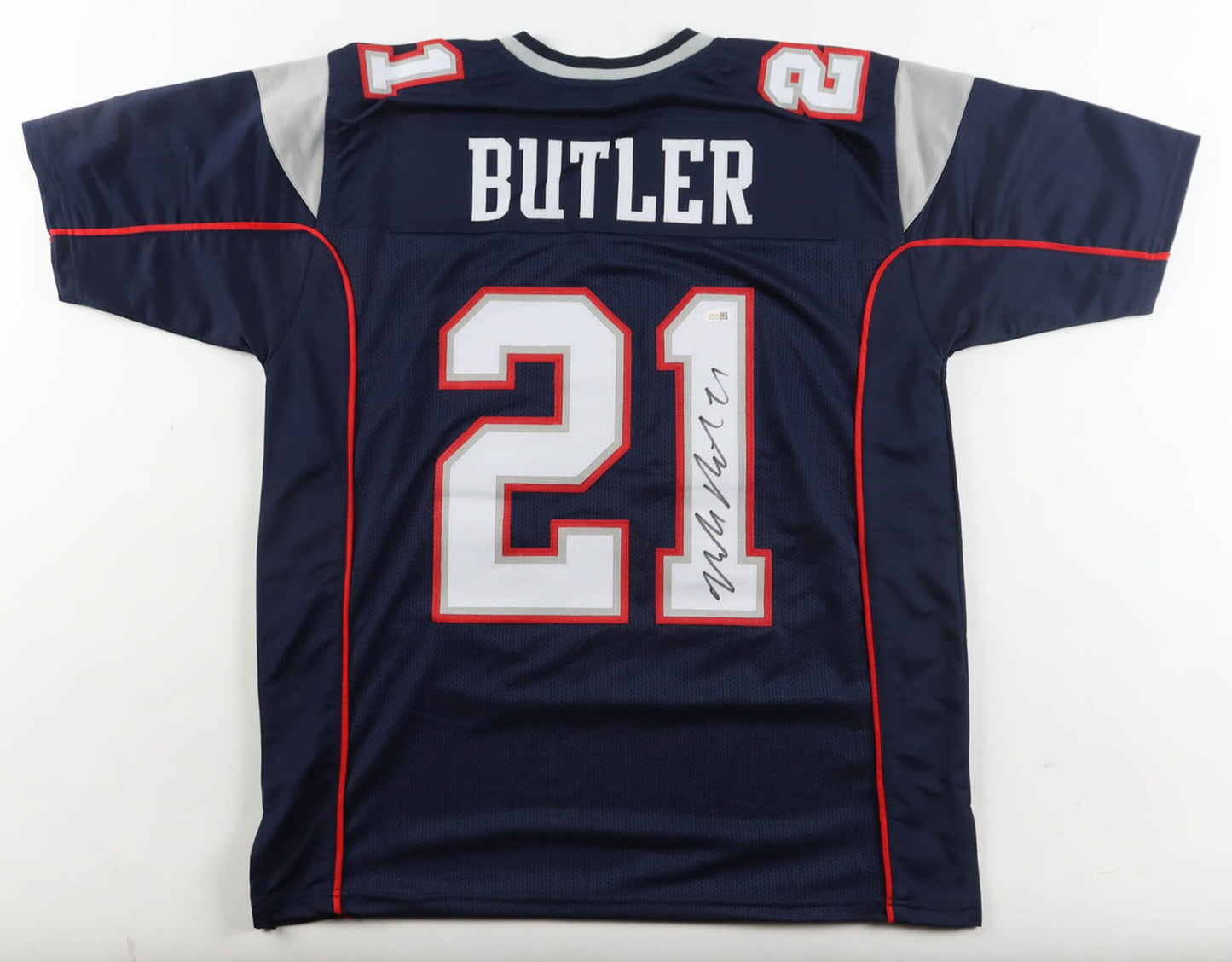 Malcolm Butler Autographed New England Patriots Blue Custom Jersey