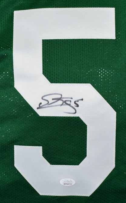 Donovan McNabb Autographed Light Green Custom Jersey
