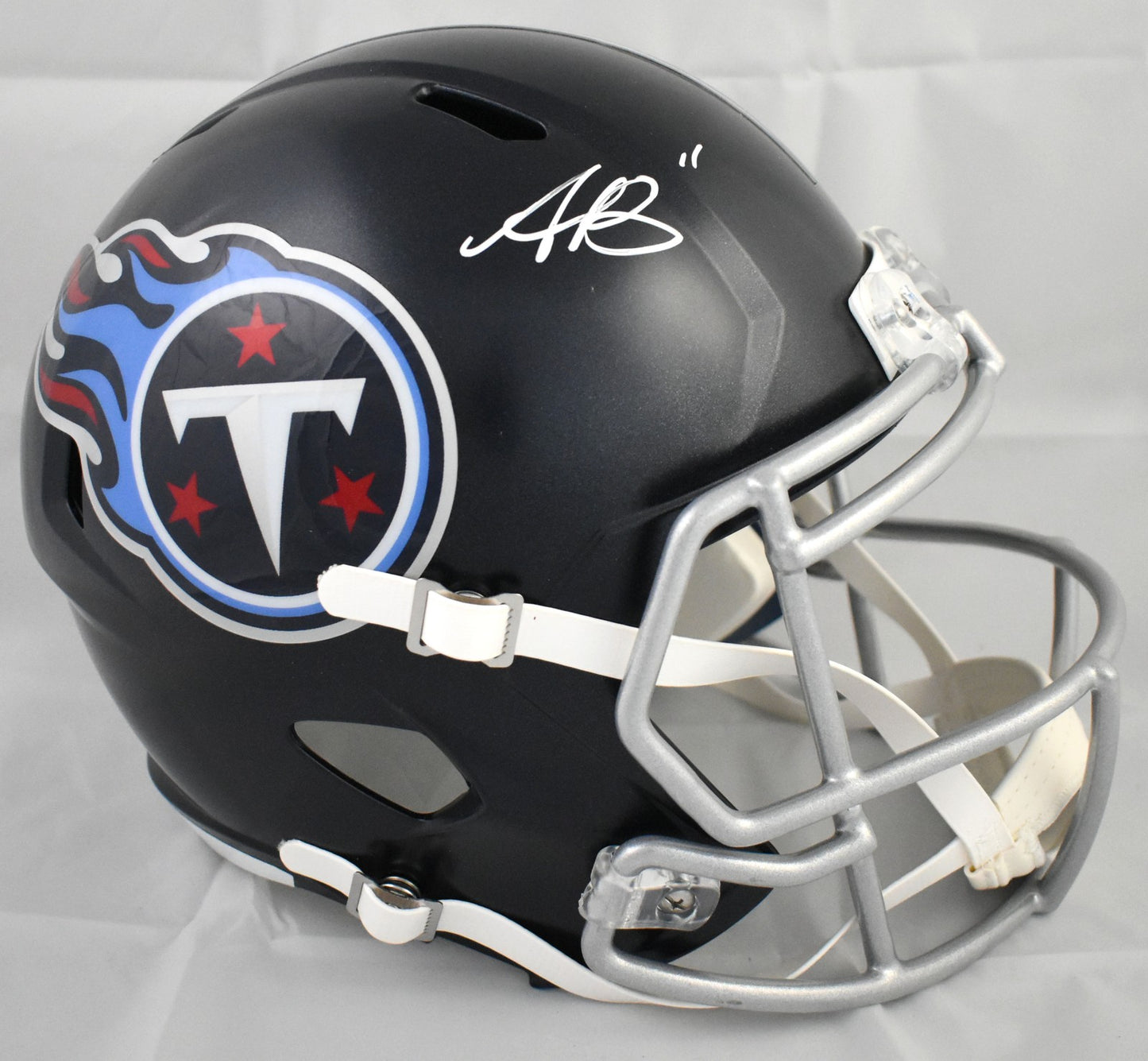 A.J. Brown Autographed Tennessee Titans Full Size Speed Helmet