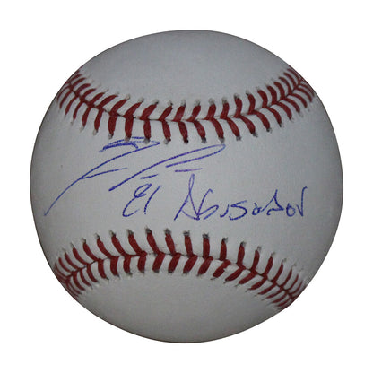 Ronald Acuna Autographed Atlanta Braves OML Baseball "El Abusador" BAS
