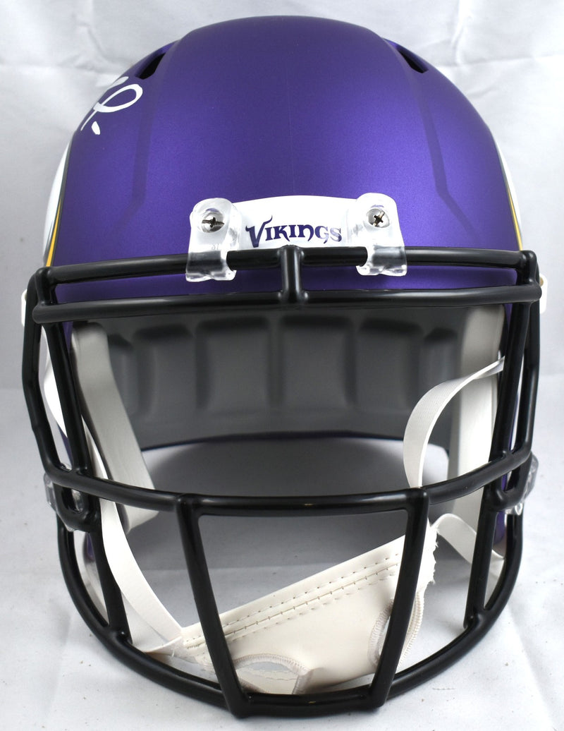 Randy Moss Autographed Minnesota Vikings Full Size Speed Helmet